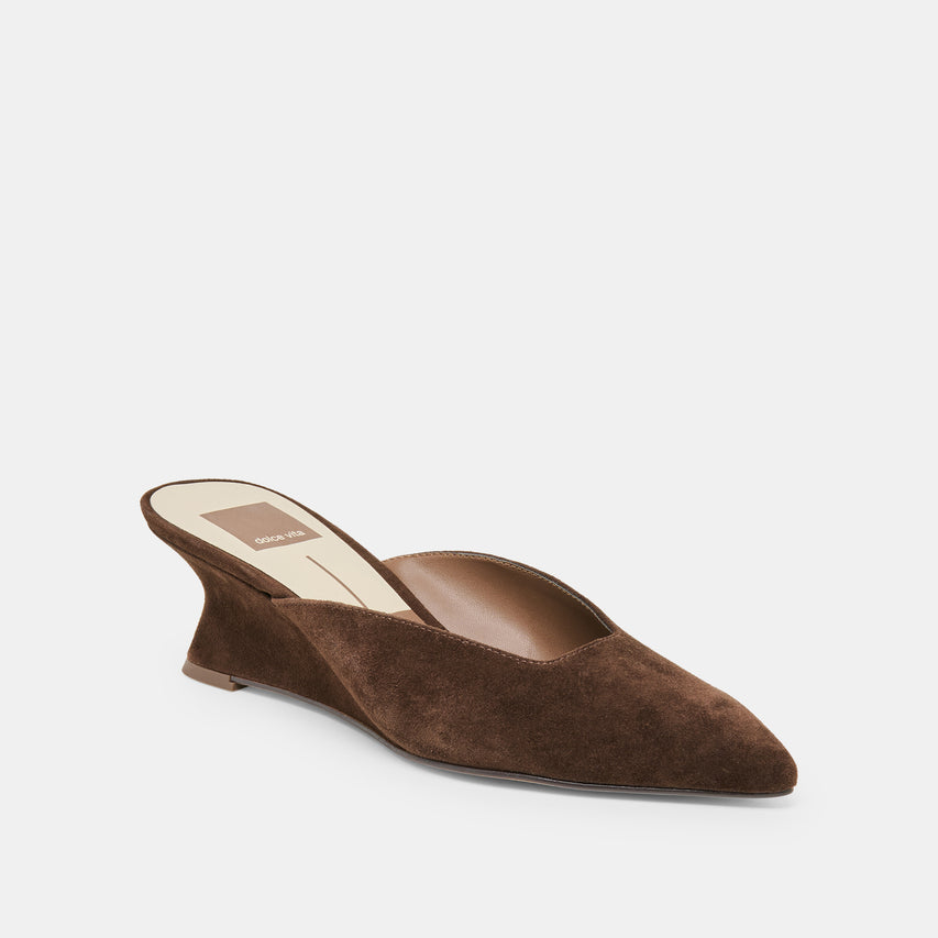 CAMY DARK BROWN SUEDE