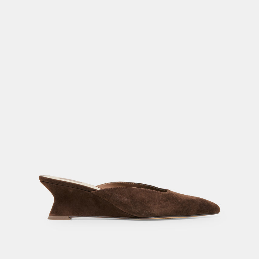 CAMY DARK BROWN SUEDE