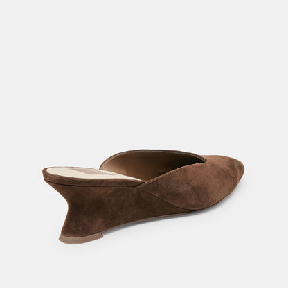 CAMY DARK BROWN SUEDE