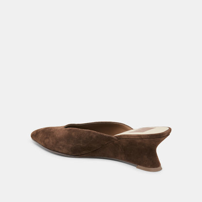CAMY DARK BROWN SUEDE