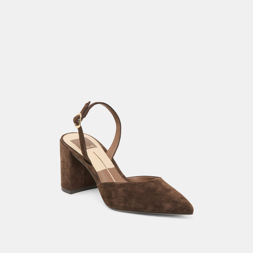 CAREL HIGH DARK BROWN SUEDE