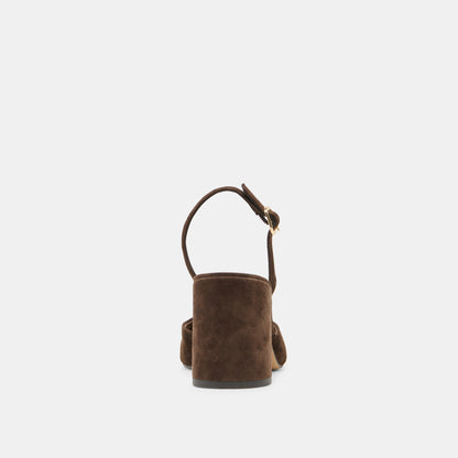 CAREL HIGH DARK BROWN SUEDE
