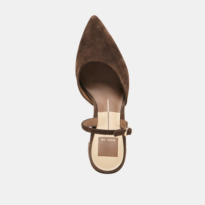 CAREL HIGH DARK BROWN SUEDE