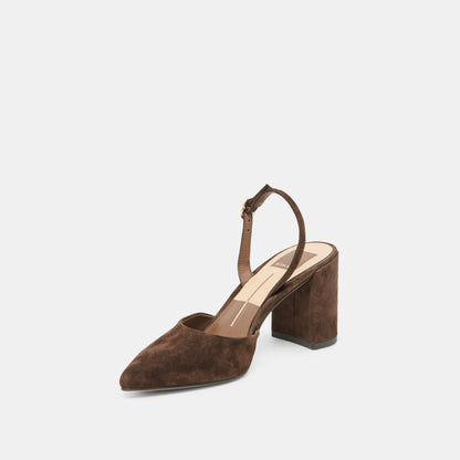 CAREL HIGH DARK BROWN SUEDE