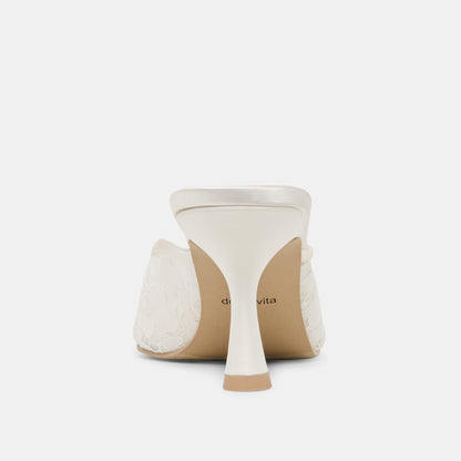 CLEO HIGH BLANC DENTELLE
