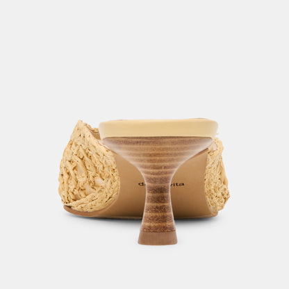CLEO LOOP RAFFIA NATUREL
