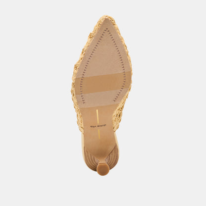 CLEO LOOP RAFFIA NATUREL