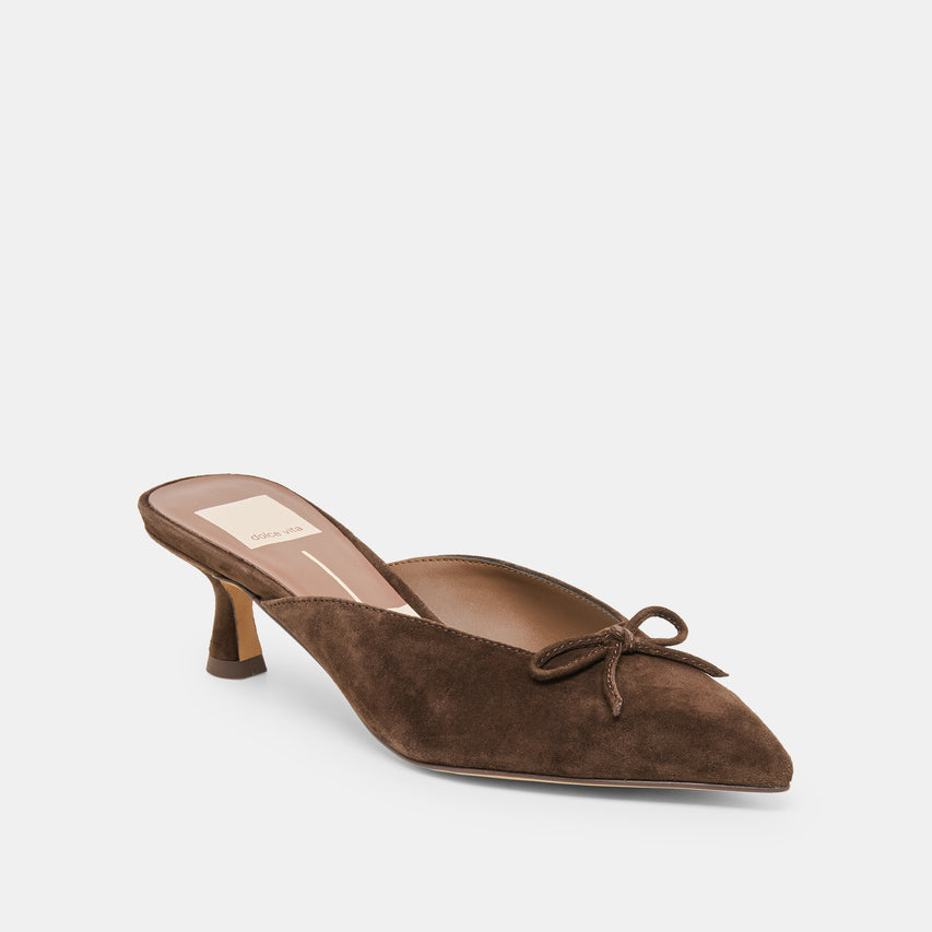 CLEO DARK BROWN SUEDE