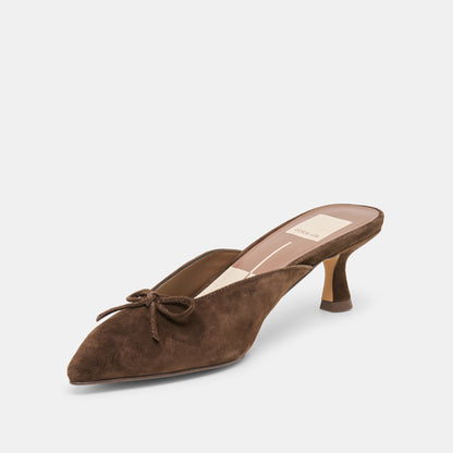 CLEO DARK BROWN SUEDE