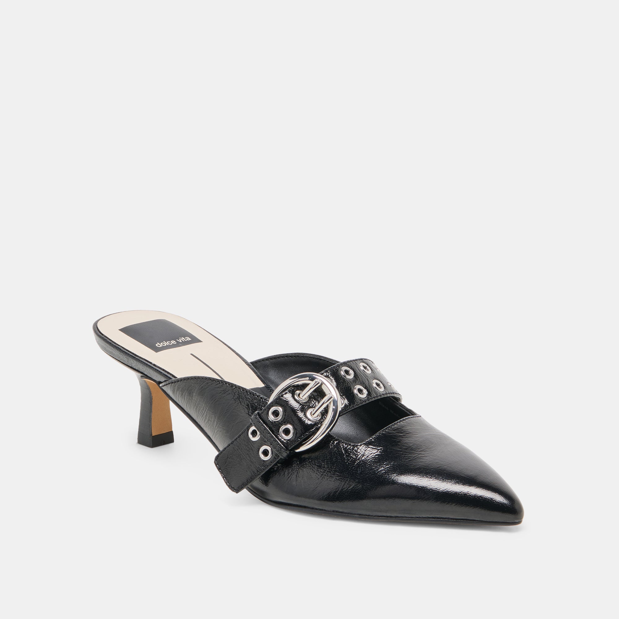 CYRAH BLACK LEATHER - view 2