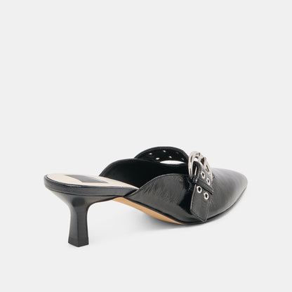 CYRAH BLACK LEATHER