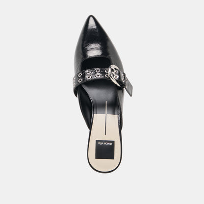 CYRAH BLACK LEATHER