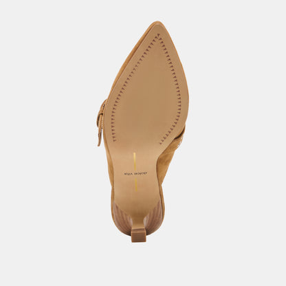 CYRAH COGNAC SUEDE