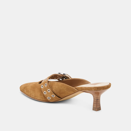 CYRAH COGNAC SUEDE