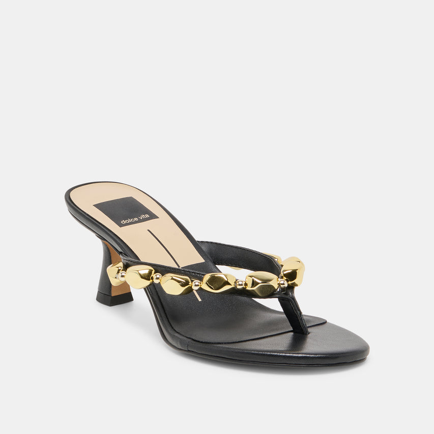 DAKSIE CUIR NOIR