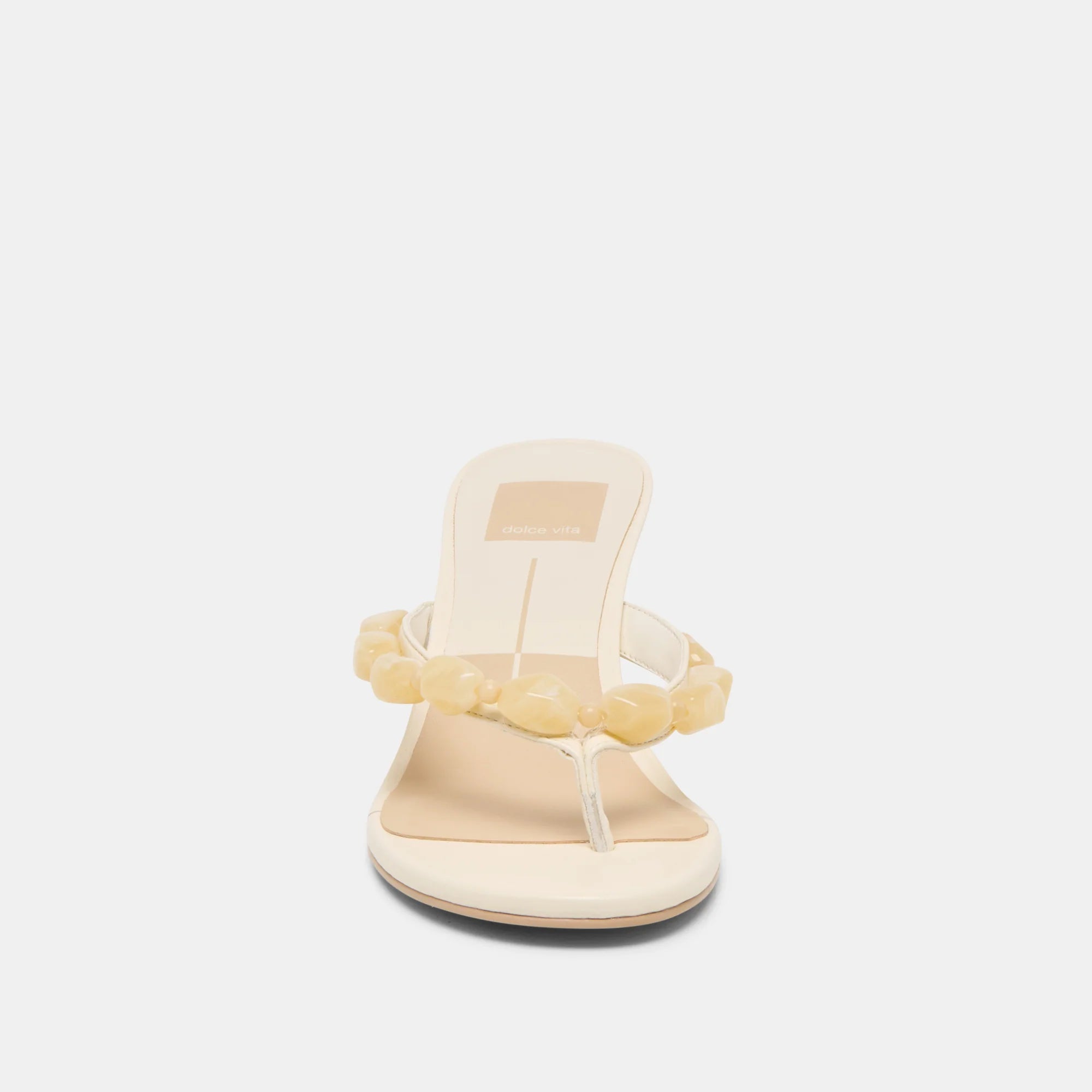 DAKSIE CUIR BLANC CASSÉ - view 6