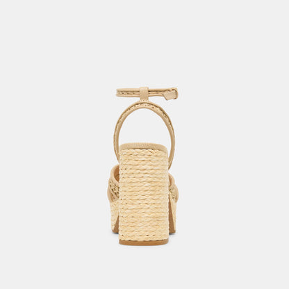 DANILA RAFFIA NATUREL PÂLE