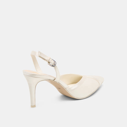 ELAYA SOFT WHITE SATIN