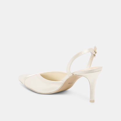 ELAYA SOFT WHITE SATIN