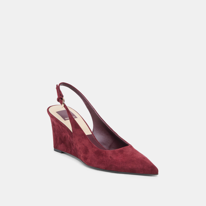 EVELAN BERRY SUEDE