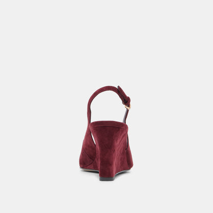 EVELAN BERRY SUEDE