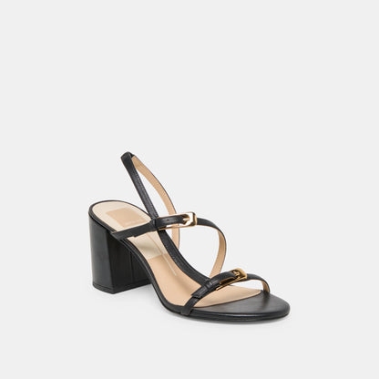 FAYE BLACK LEATHER