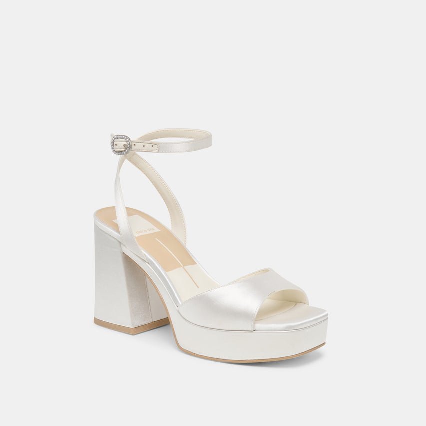 FELICA WHITE SATIN