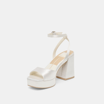 FELICA WHITE SATIN