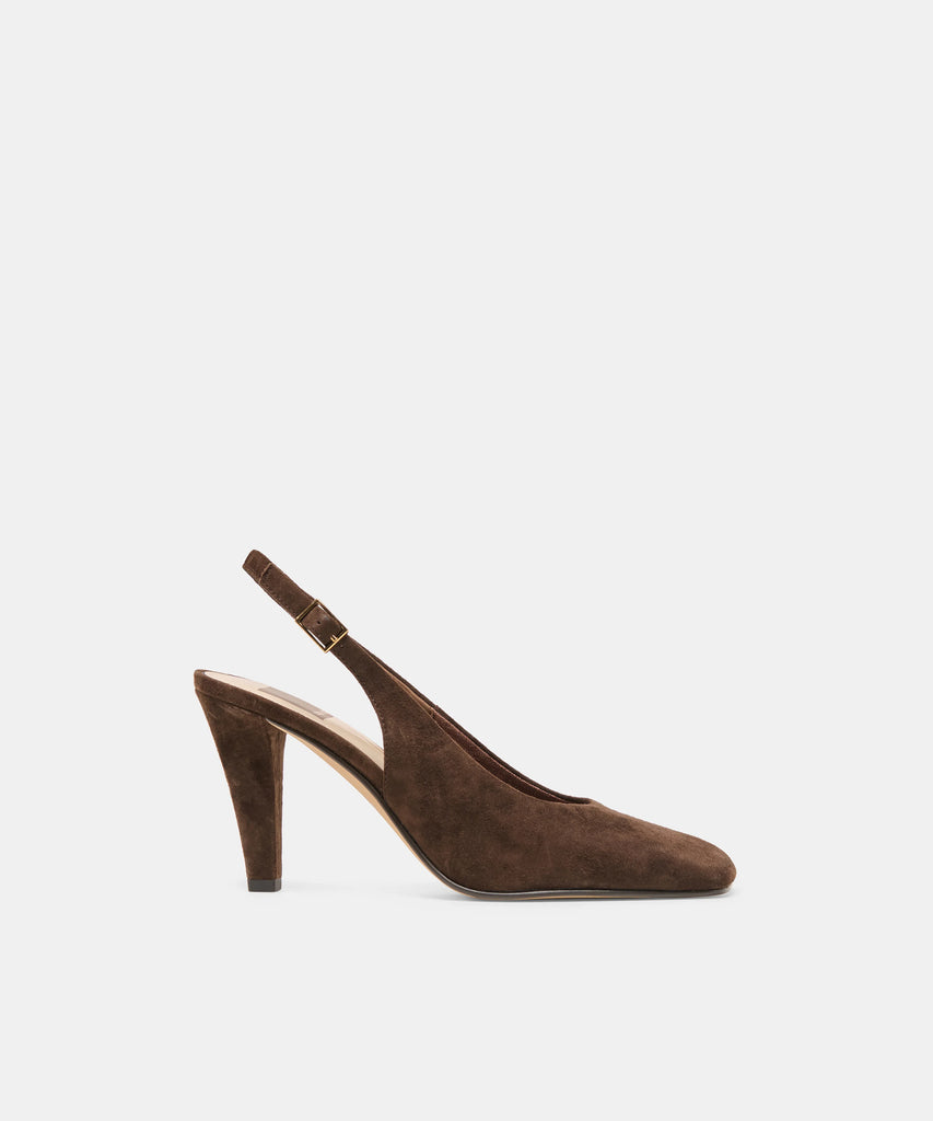GESSIA DARK BROWN SUEDE