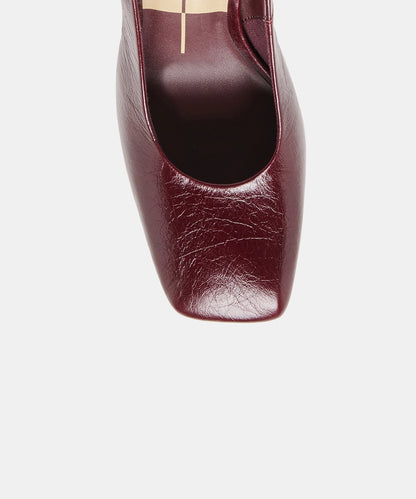 GESSIA OXBLOOD PATENT