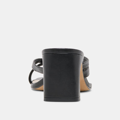 GESSIE BLACK LEATHER