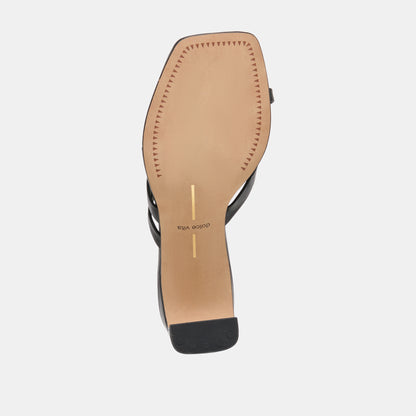 GESSIE BLACK LEATHER