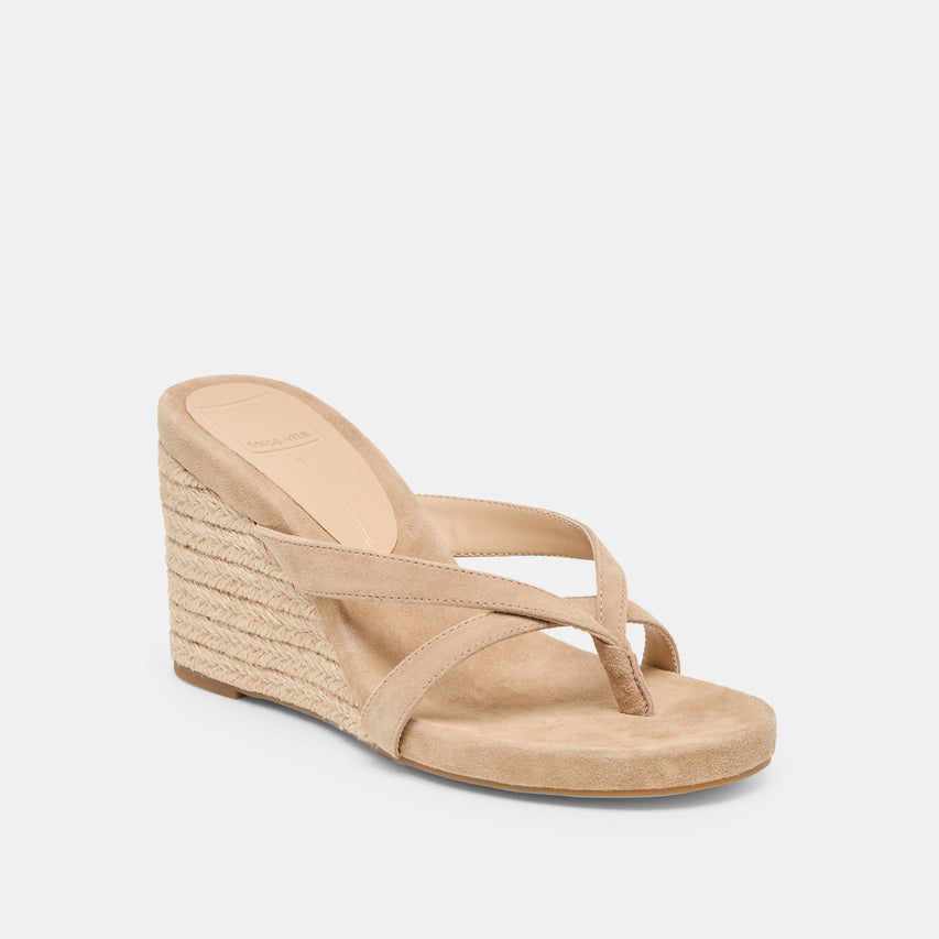 HELAN ESPADRILLE SUÈDE CHAMEAU