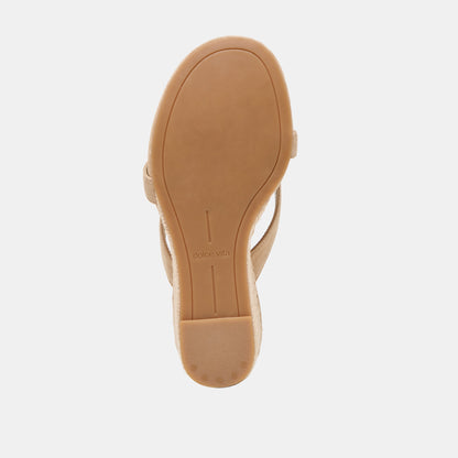 HELAN ESPADRILLE SUÈDE CHAMEAU
