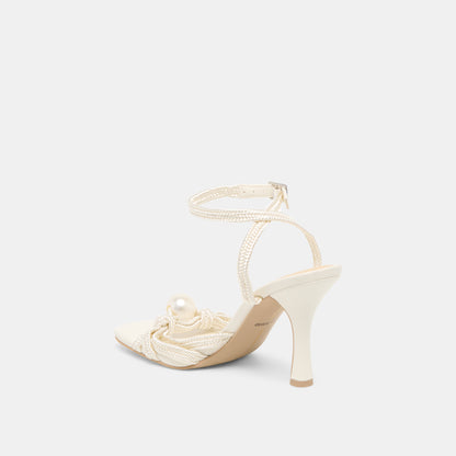 HELLE PEARL TRUE WHITE SATIN