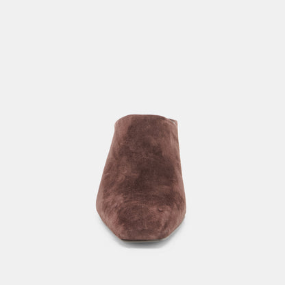 HILAH MAHOGANY SUEDE