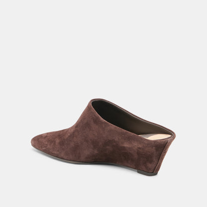 HILAH MAHOGANY SUEDE