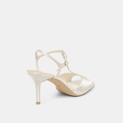 HILERY OFF WHITE SATIN