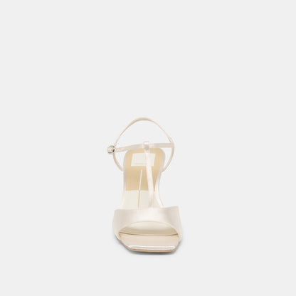 HILERY OFF WHITE SATIN