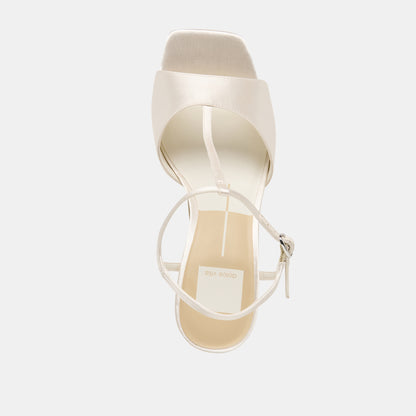HILERY OFF WHITE SATIN