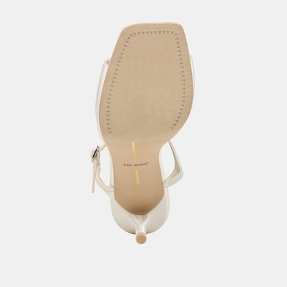HILERY OFF WHITE SATIN