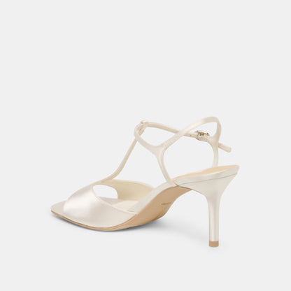 HILERY OFF WHITE SATIN