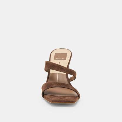 ICELYN DARK BROWN SUEDE