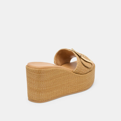 JILIAN RAFFIA BRUN