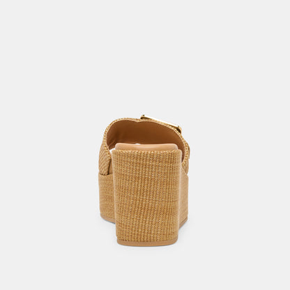 JILIAN RAFFIA BRUN