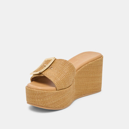 JILIAN RAFFIA BRUN
