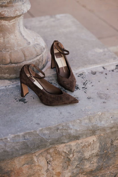 KARSIN DK BROWN SUEDE