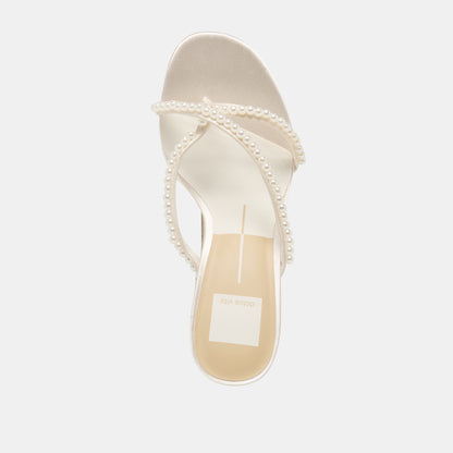 LIANO PERLE SATIN BLANC CASSÉ