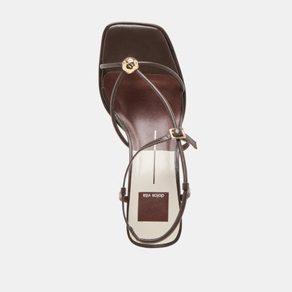 MYLEE DARK BROWN LEATHER
