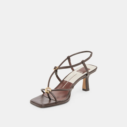 MYLEE DARK BROWN LEATHER